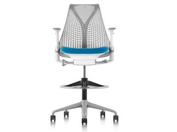 SAYL - Swivel ergonomic office stool with Armrests by Herman Miller - view 2